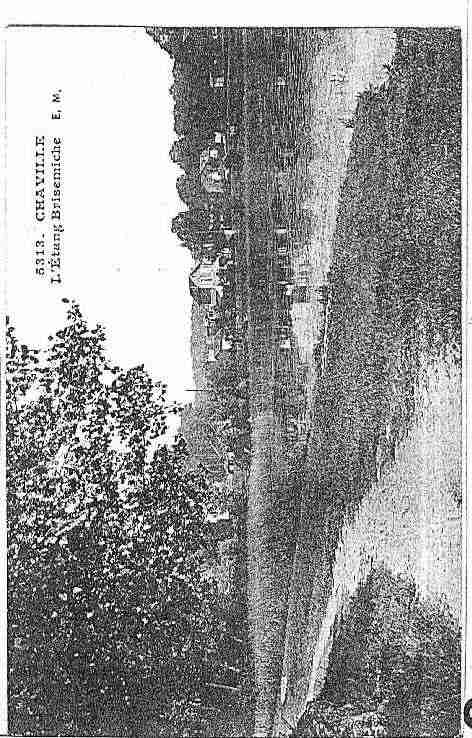 Ville de CHAVILLE Carte postale ancienne