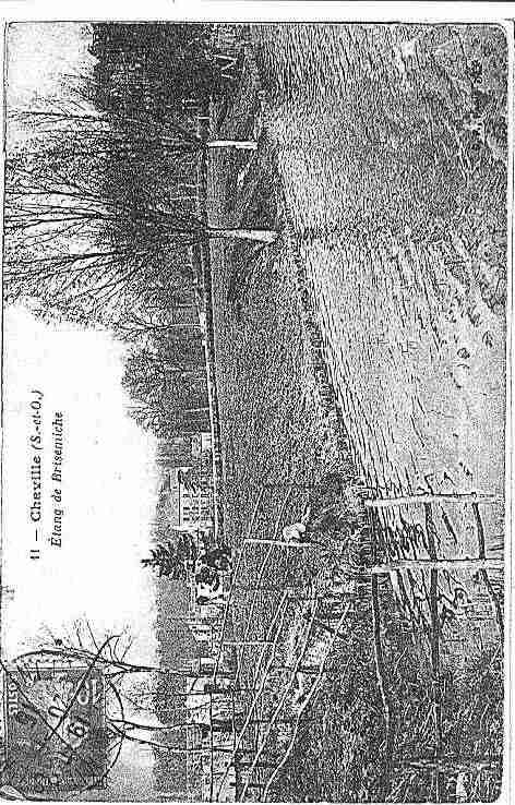 Ville de CHAVILLE Carte postale ancienne