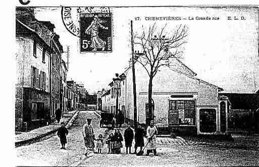 Ville de CHENNEVIERESSURMARNE Carte postale ancienne