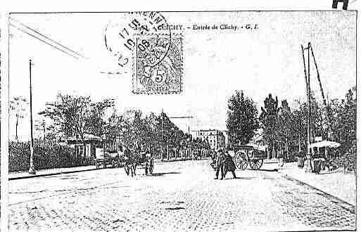 Ville de CLICHY Carte postale ancienne