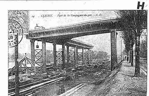 Ville de CLICHY Carte postale ancienne Ville de CLICHY Carte postale ancienne