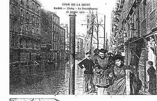 Ville de CLICHY Carte postale ancienne