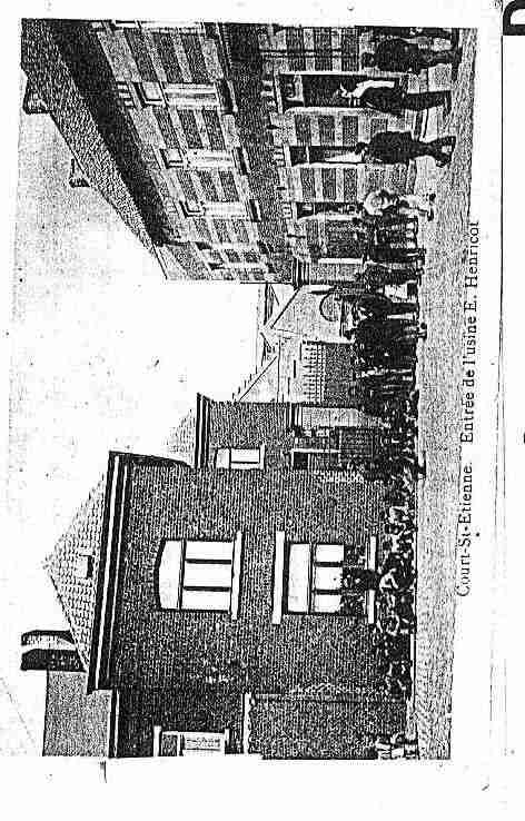 Ville de COURTSAINTETIENNE Carte postale ancienne