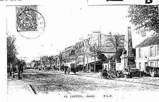 Ville de CRETEIL Carte postale ancienne