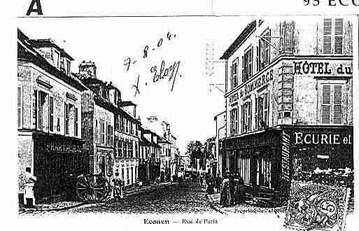 Ville de ECOUEN Carte postale ancienne