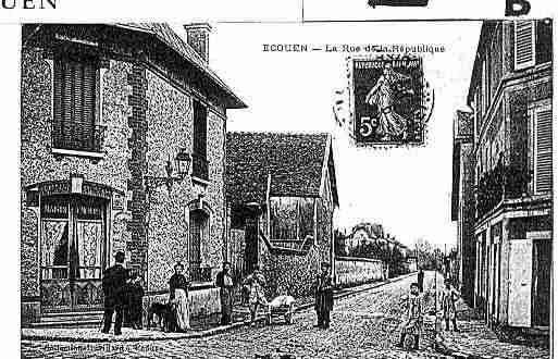 Ville de ECOUEN Carte postale ancienne