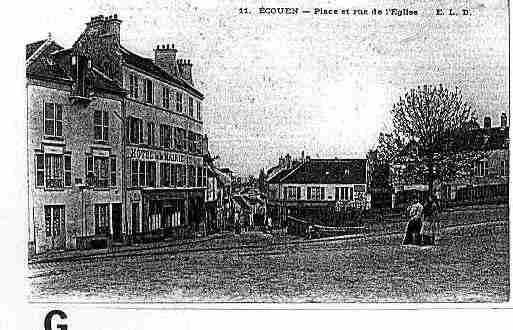 Ville de ECOUEN Carte postale ancienne