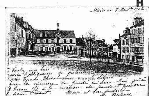 Ville de ECOUEN Carte postale ancienne