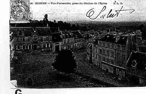 Ville de ECOUEN Carte postale ancienne