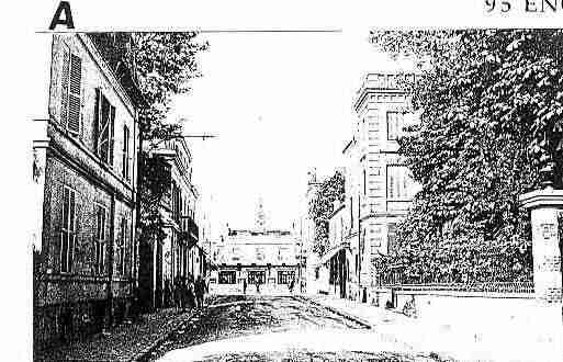 Ville de ENGHIENLESBAINS Carte postale ancienne
