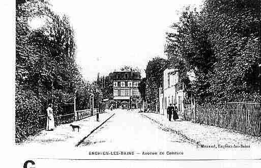 Ville de ENGHIENLESBAINS Carte postale ancienne