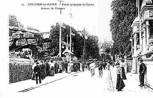 Ville de ENGHIENLESBAINS Carte postale ancienne
