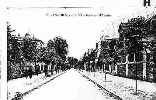 Ville de ENGHIENLESBAINS Carte postale ancienne