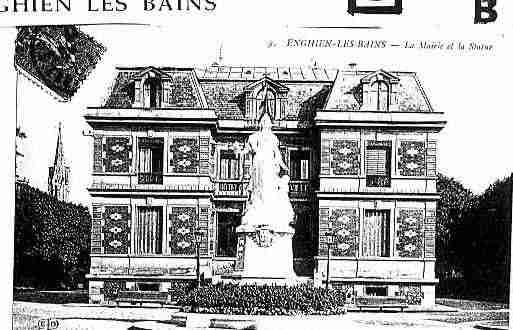 Ville de ENGHIENLESBAINS Carte postale ancienne