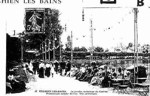 Ville de ENGHIENLESBAINS Carte postale ancienne