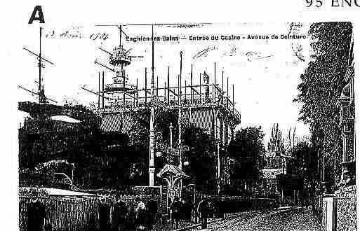 Ville de ENGHIENLESBAINS Carte postale ancienne