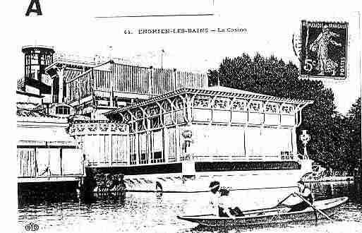 Ville de ENGHIENLESBAINS Carte postale ancienne
