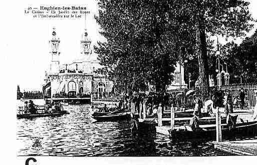 Ville de ENGHIENLESBAINS Carte postale ancienne