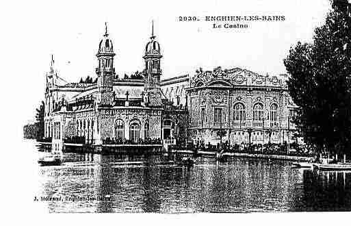 Ville de ENGHIENLESBAINS Carte postale ancienne