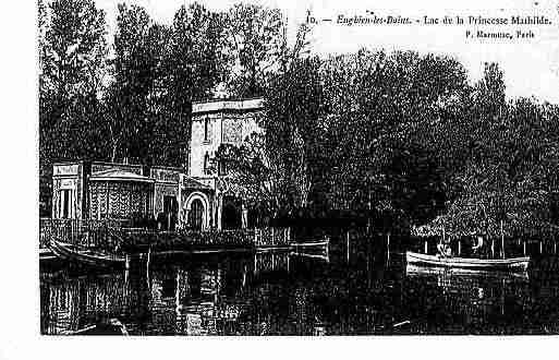 Ville de ENGHIENLESBAINS Carte postale ancienne