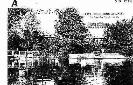 Ville de ENGHIENLESBAINS Carte postale ancienne