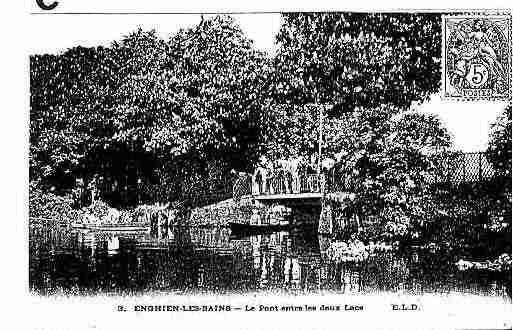 Ville de ENGHIENLESBAINS Carte postale ancienne