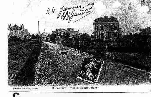 Ville de ERMONT Carte postale ancienne