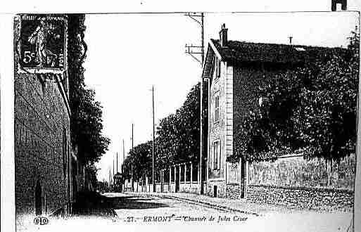 Ville de ERMONT Carte postale ancienne