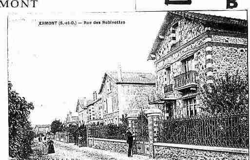 Ville de ERMONT Carte postale ancienne
