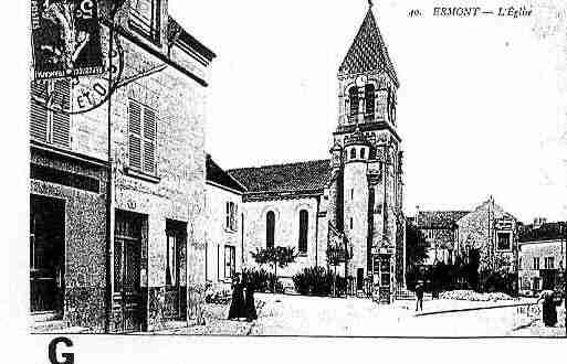 Ville de ERMONT Carte postale ancienne