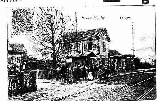 Ville de ERMONT Carte postale ancienne