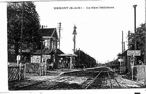 Ville de Ermont, PH067421E. Photographie tirée d'une carte ancienne