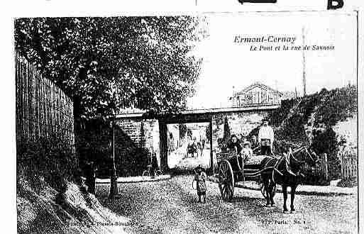 Ville de ERMONT Carte postale ancienne