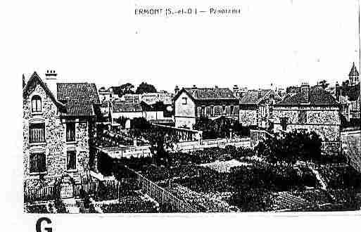 Ville de ERMONT Carte postale ancienne