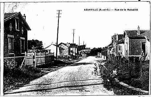 Ville de EZANVILLE Carte postale ancienne