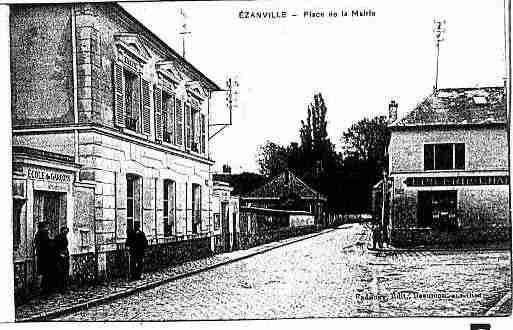 Ville de EZANVILLE Carte postale ancienne