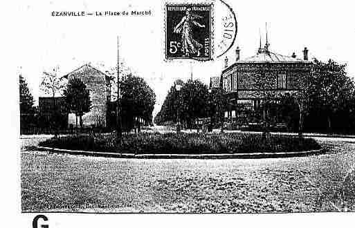 Ville de EZANVILLE Carte postale ancienne