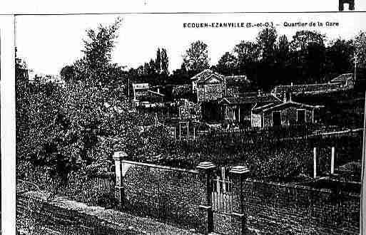 Ville de EZANVILLE Carte postale ancienne