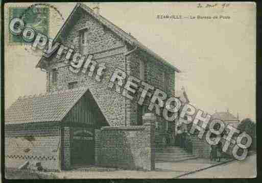 Ville de EZANVILLE Carte postale ancienne
