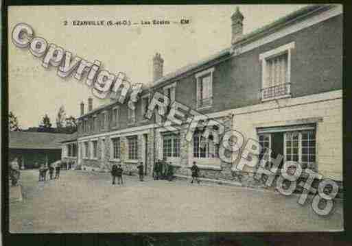 Ville de EZANVILLE Carte postale ancienne