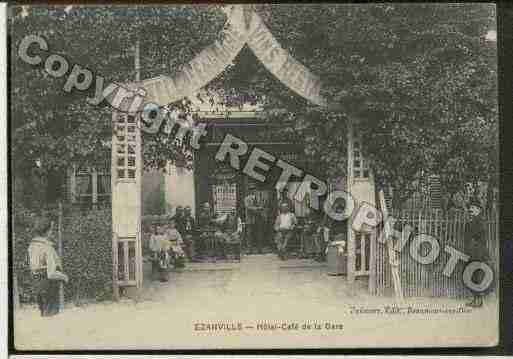 Ville de EZANVILLE Carte postale ancienne