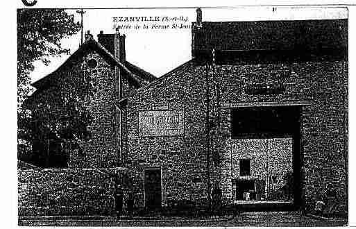 Ville de EZANVILLE Carte postale ancienne