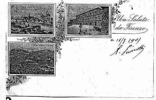 Ville de FIRENZE Carte postale ancienne