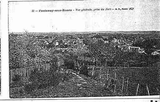 Ville de FONTENAYAUXROSES Carte postale ancienne