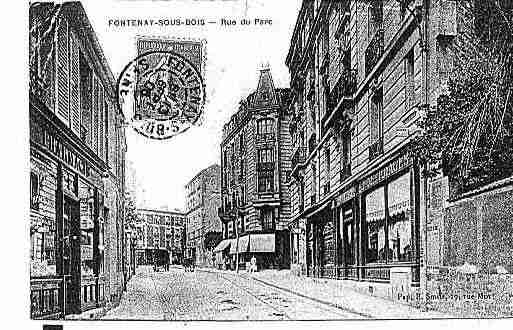 Ville de FONTENAYSBOIS Carte postale ancienne