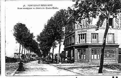 Ville de FONTENAYSBOIS Carte postale ancienne