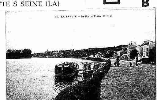 Ville de FRETTESURSEINE(LA) Carte postale ancienne