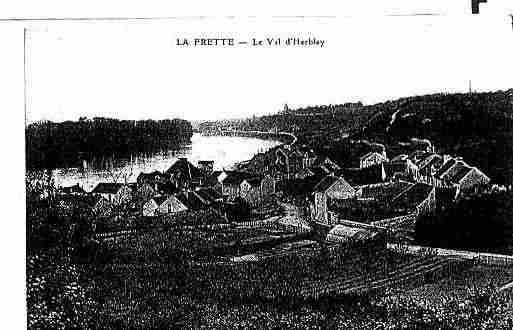 Ville de FRETTESURSEINE(LA) Carte postale ancienne