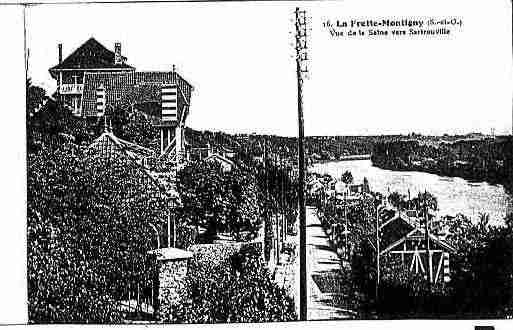 Ville de FRETTESURSEINE(LA) Carte postale ancienne
