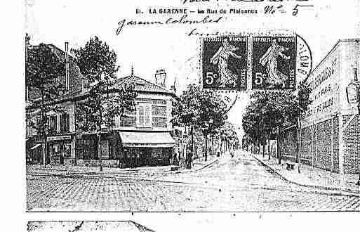 Ville de GARENNECOLOMBES(LA) Carte postale ancienne